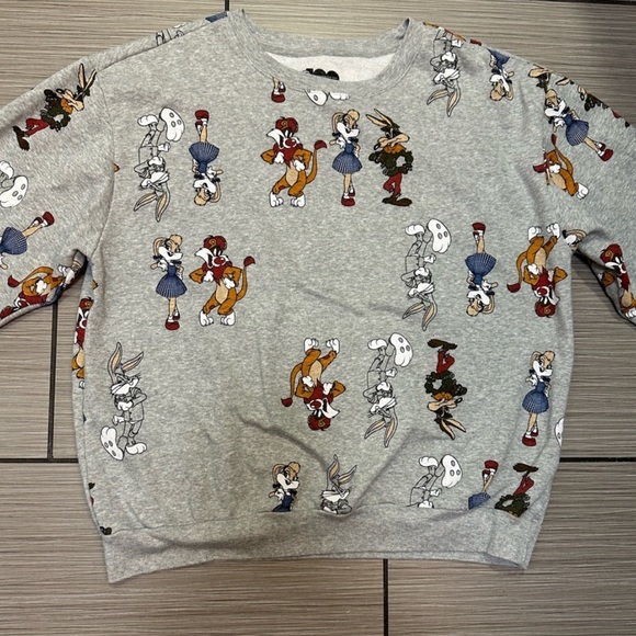 Warner Bros. Bugs Bunny & Friends Celebrating Every Story Fleece Sweatshirt. 3XL - Picture 14 of 14